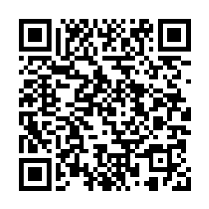 五十颗白色小星星镶嵌在左上角的蓝色长方块中二维码生成