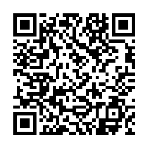天庭总管上官青和一身黑色披风裹肩的高冠并肩而立二维码生成