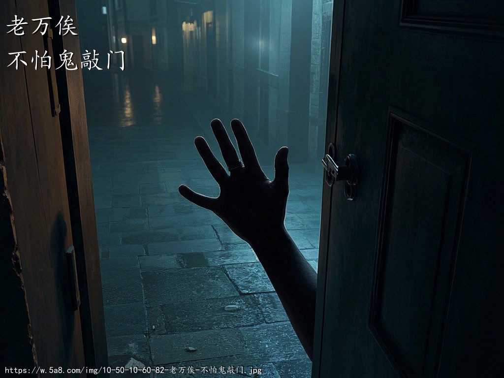 老万俟不怕鬼敲门搞笑图片